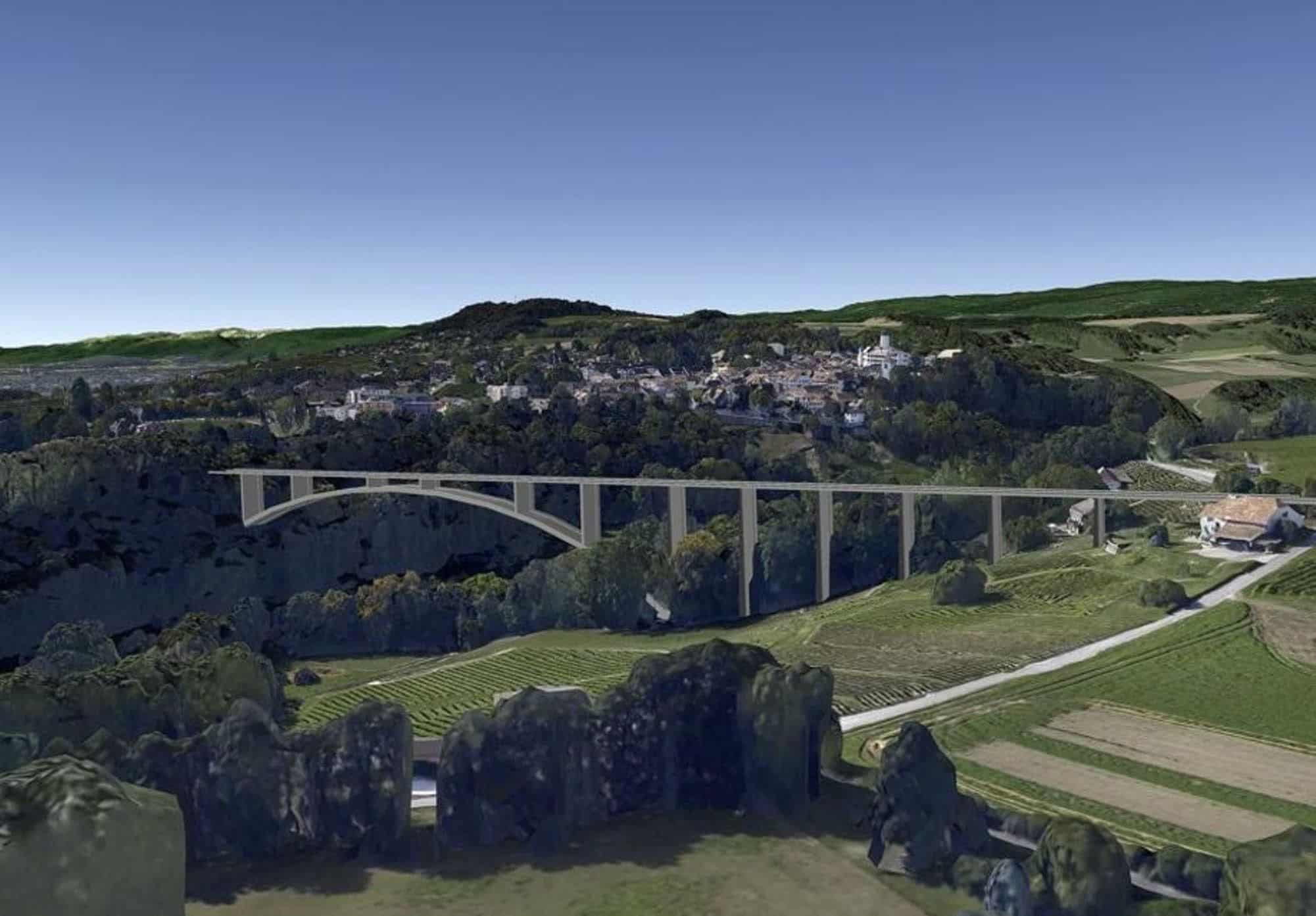 L’Exécutif s’est en effet pour la première fois prononcé en faveur d’un tracé qui favorise l’option du pont. DR