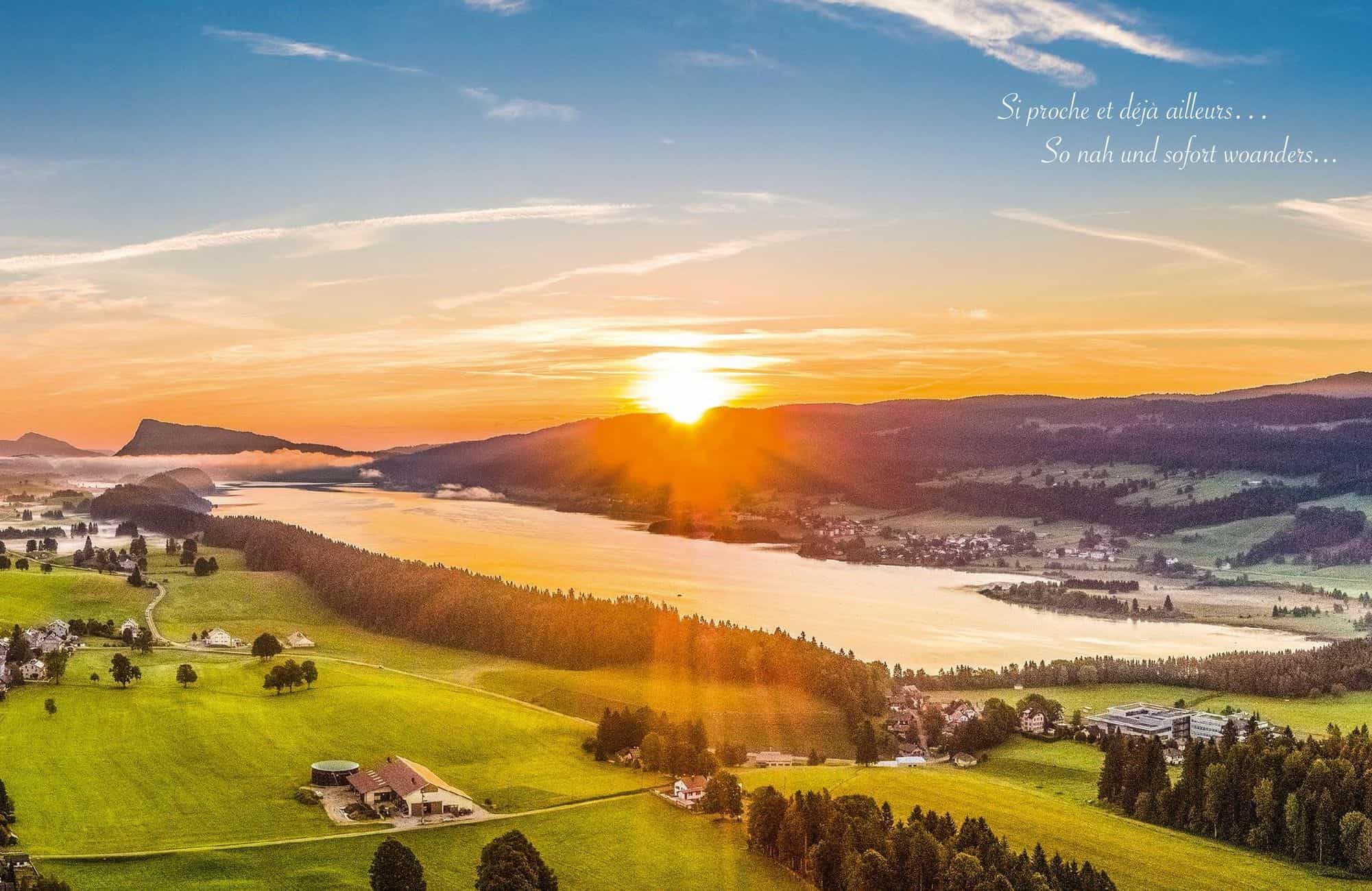 Les cartes postales vendent une image «nature» de la vallée de Joux. VALLEE DE JOUX TOURISME – DR